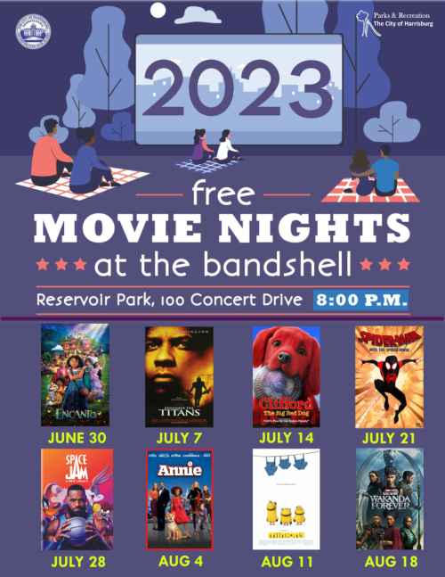 reservoir park movie nights 2023