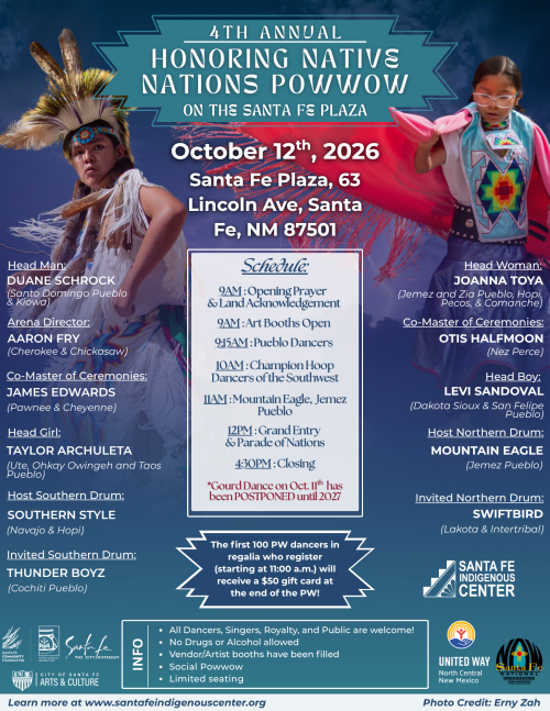 4th Annual Honoring Native Nations Powwow on the Santa Fe Plaza (2026)
