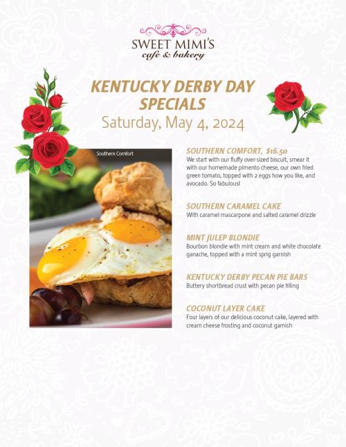 Kentucky derby menu