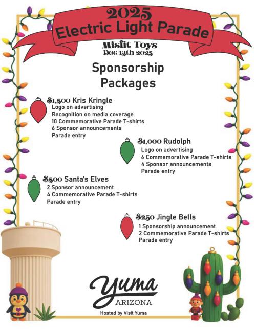 2025 ELP sponsorship Package update