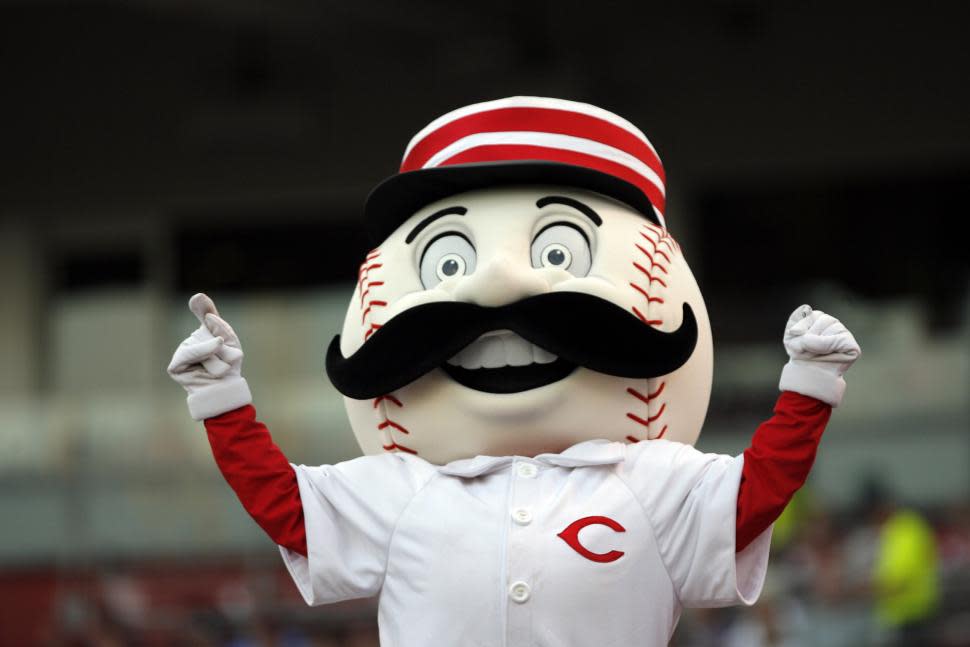 Cincinnati Reds new mascotMR REDLEGS