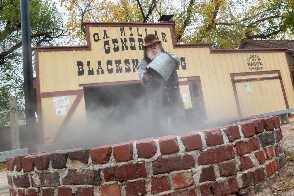 Blacksmithing in Cowtown