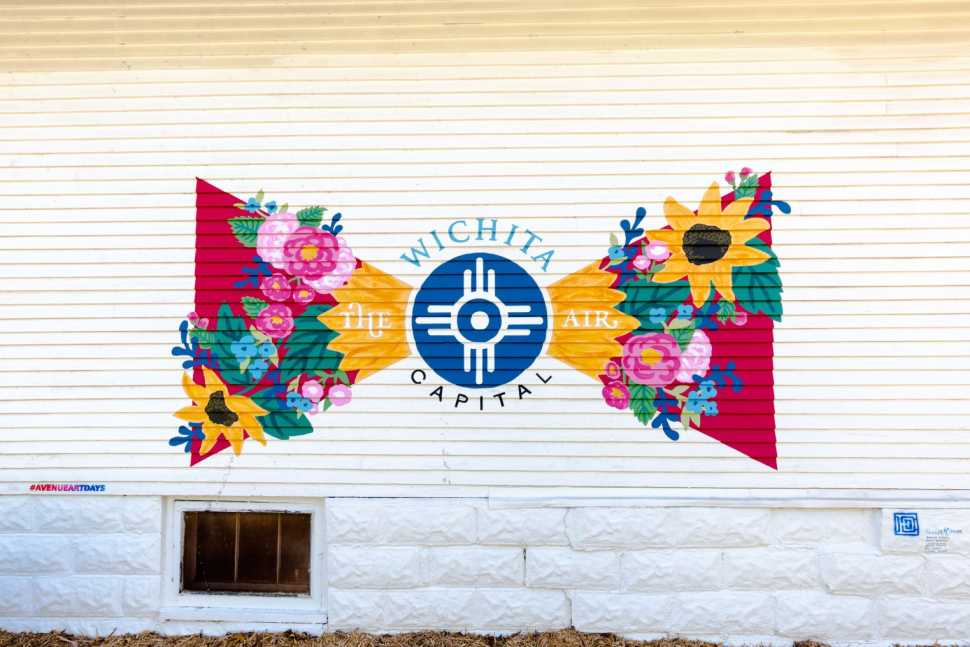 Flower Flag Mural