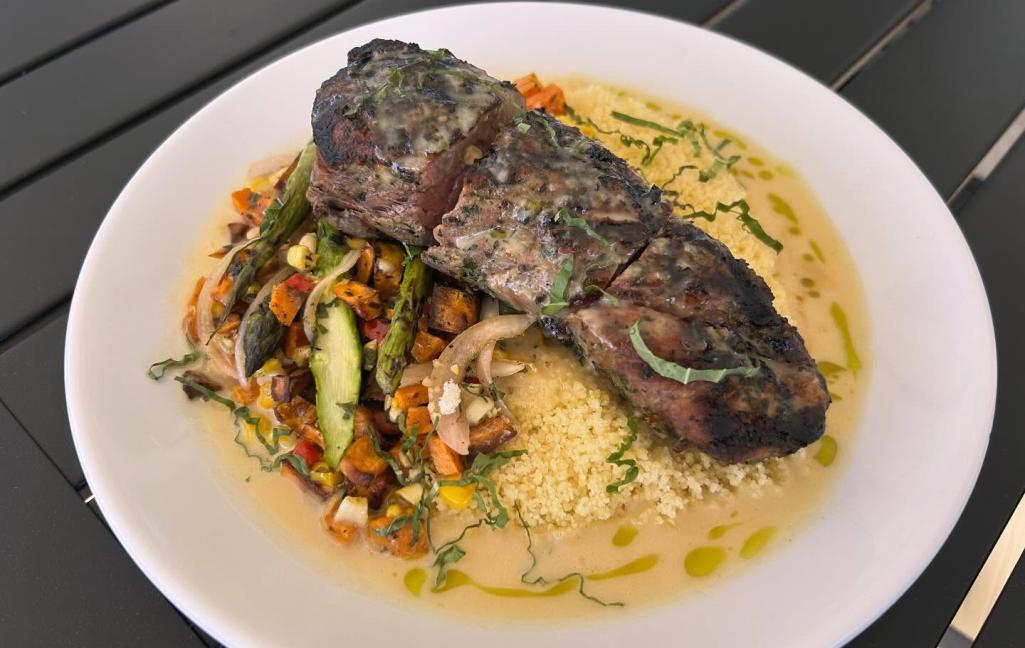 Steak meal at AGIO.