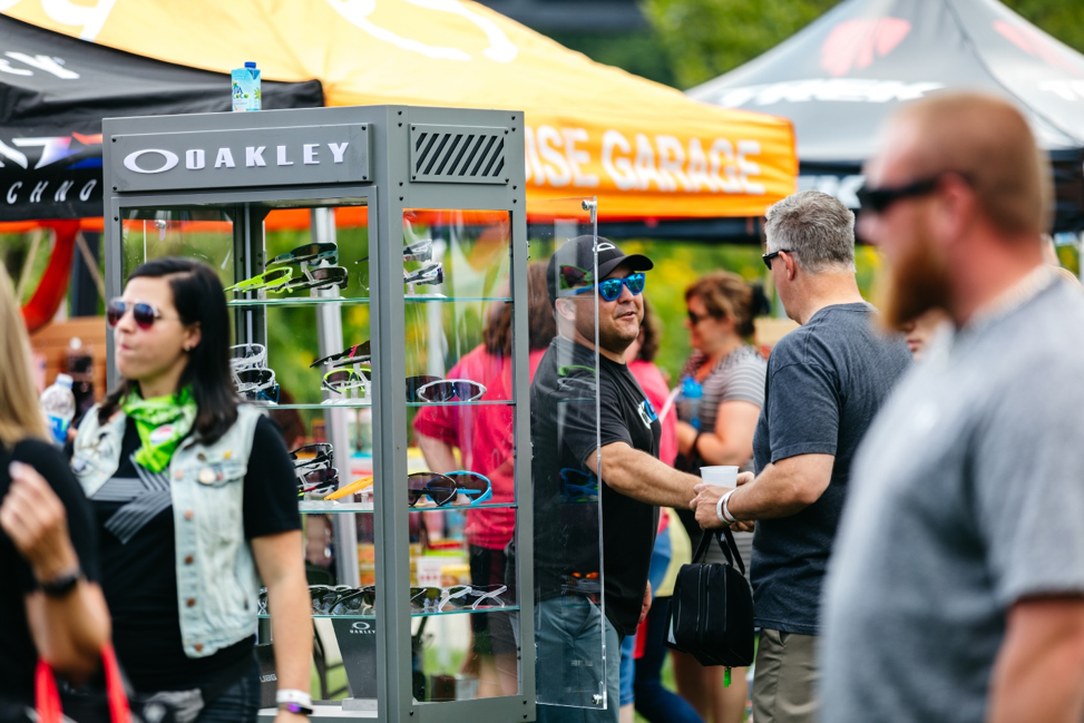 Pelotonia Oakley Display