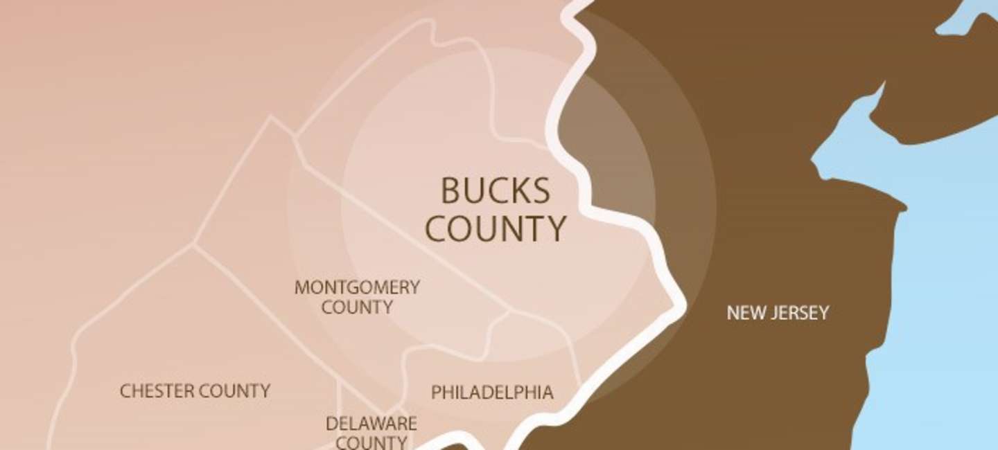 Bucks County Pennsylvania Maps 8217