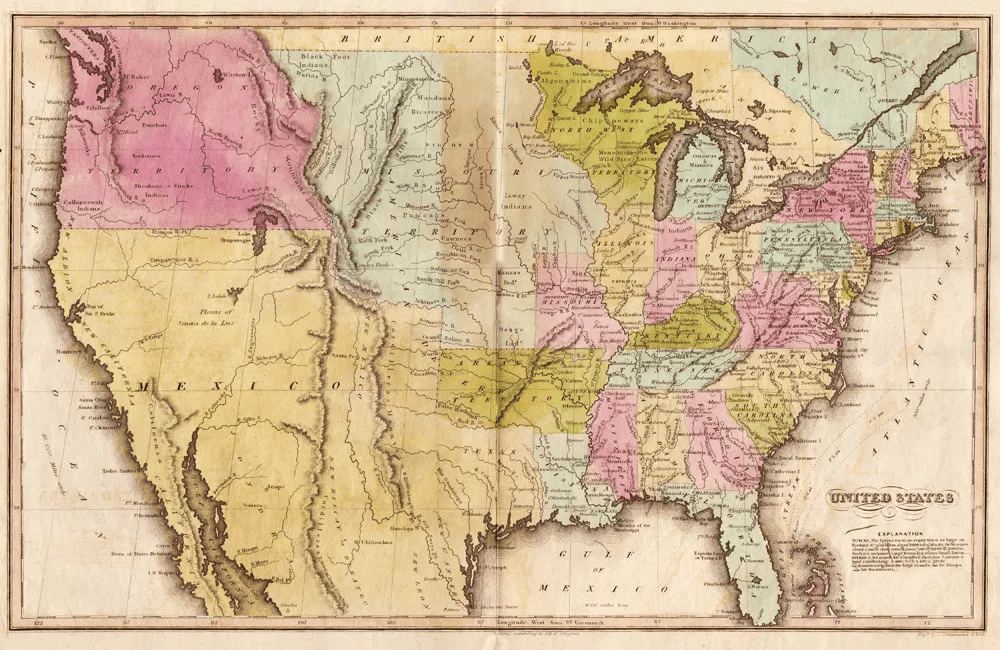 Arkansas Territory Map