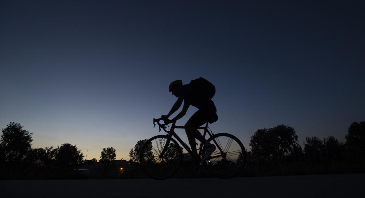 Biking Poudre Trail