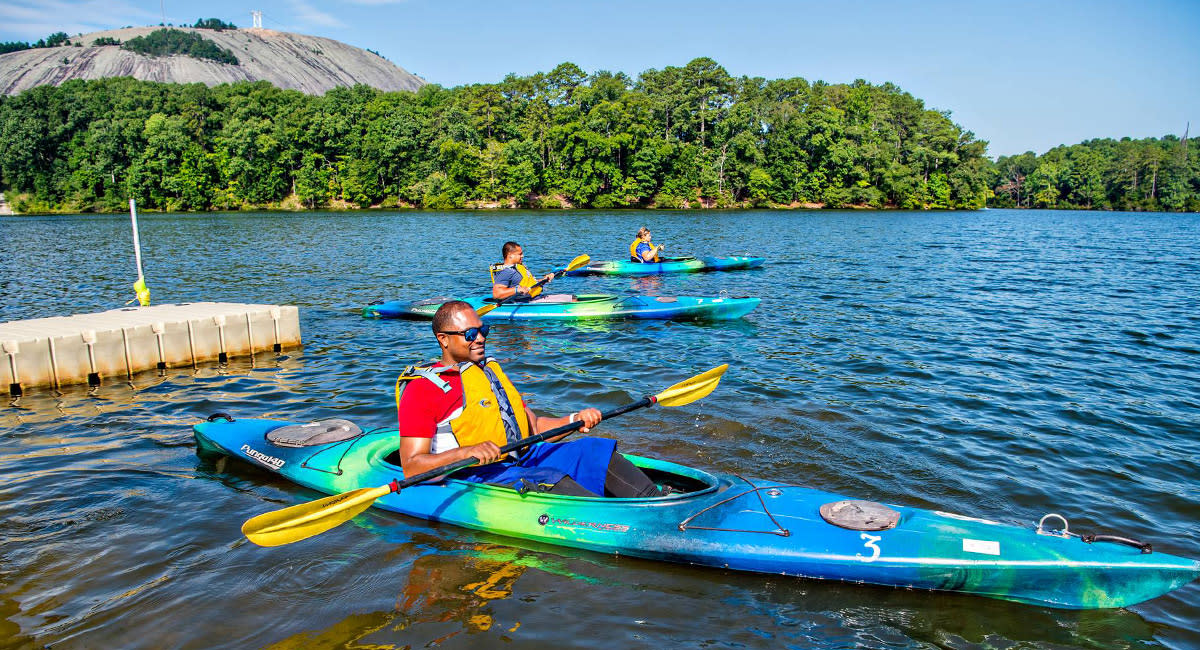 Kayaking Stone Mountain