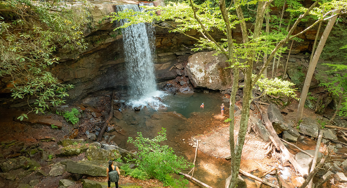 Cucumber Falls in Ohiopyle State Park