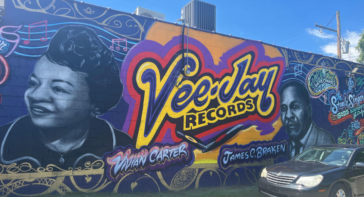 Vee-Jay Records mural in Gary