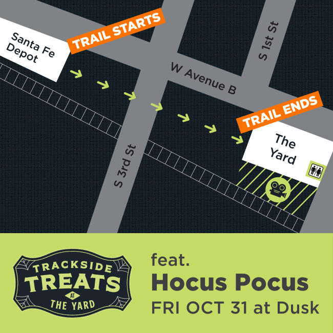 Trackside Treats Map 2025