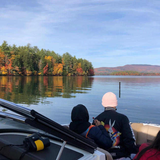 Experience Squam Boating Excursions Fall Foliage
