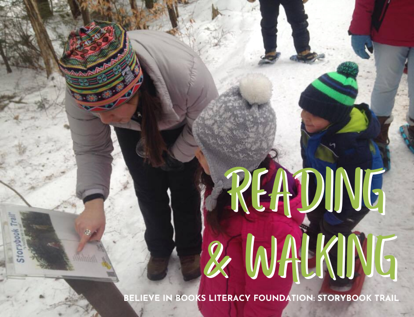 Reading and Walking Kid-Friendly Winter Activities (BIBLF Storybook Trail)