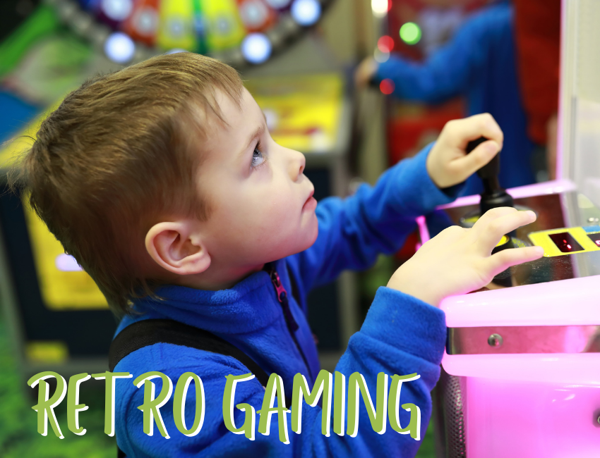 Retro Gaming Kid-Friendly Winter Activities (Funspot)
