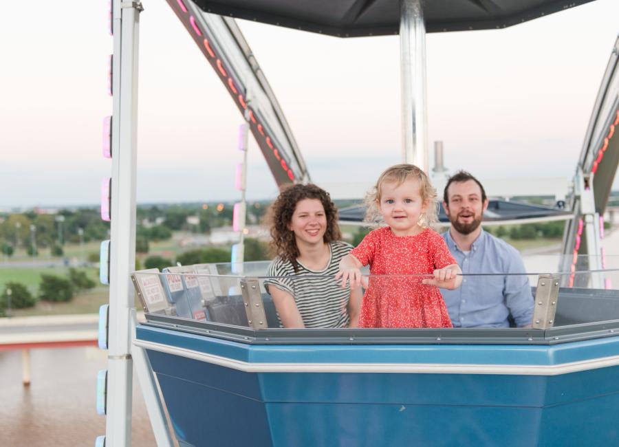Wheeler Ferris Wheel Young Family