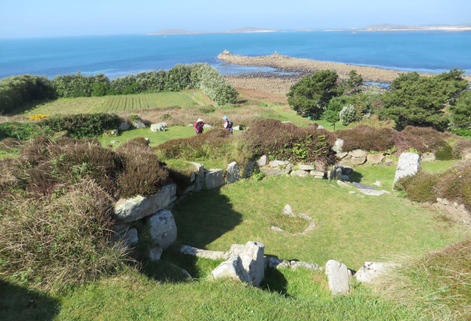 IOS Nav Landscape Large - Blog - Scilly Hidden's History - Halangy - Katharine Sawyer