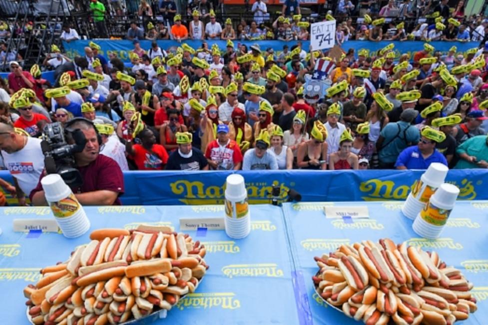 Nathan's Famous 4th of July Hot Dog-Eating Contest Nathan's Famous 4th of July Hot Dog-Eating Contest
