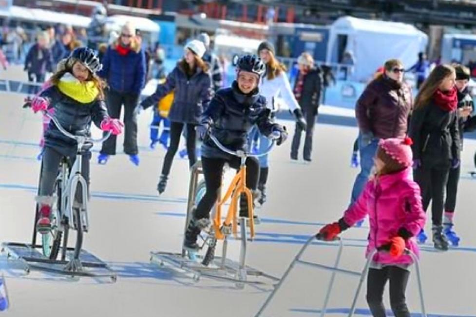 Ice Bikes at Canalside Ice Bikes at Canalside