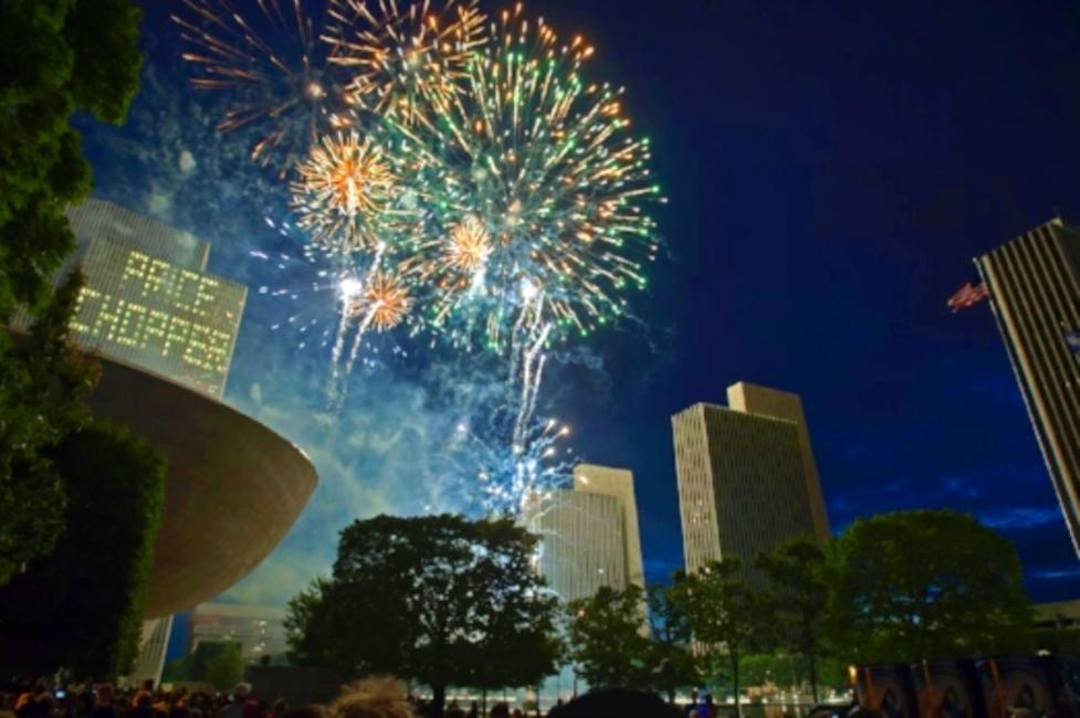 4th of July Fireworks at Empire State Plaza 1692 4th of July Fireworks at Empire State Plaza 1692