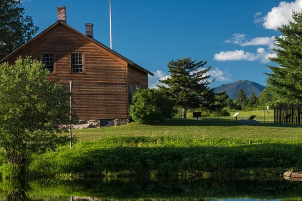 John Brown Farm State Historic Site A building on the grounds of the John Brown Farm State Historic Site