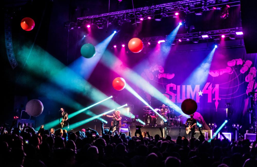 Sum 41 performs at the Clyde Theatre in Fort Wayne
