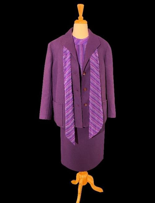 Three-piece wool suit worn by Ava Gardner in Knots Landing