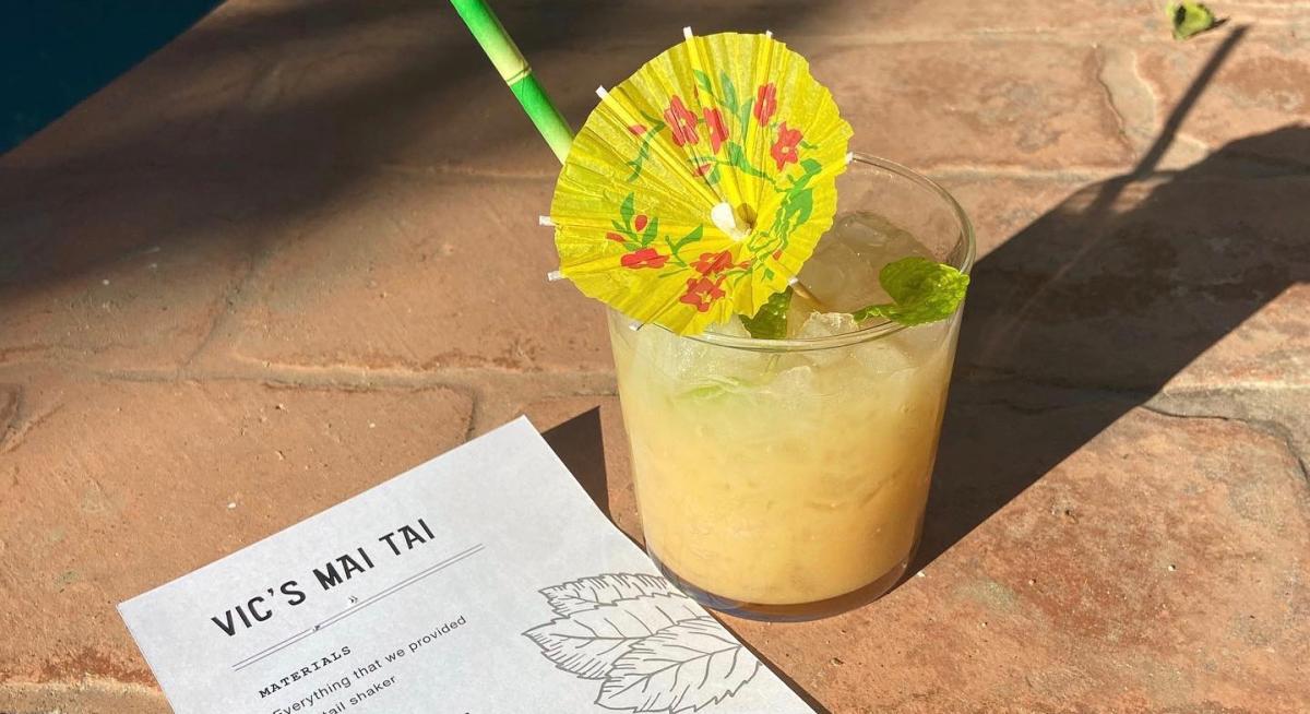 A Vic's Mai Tai from Bootlegger Tiki