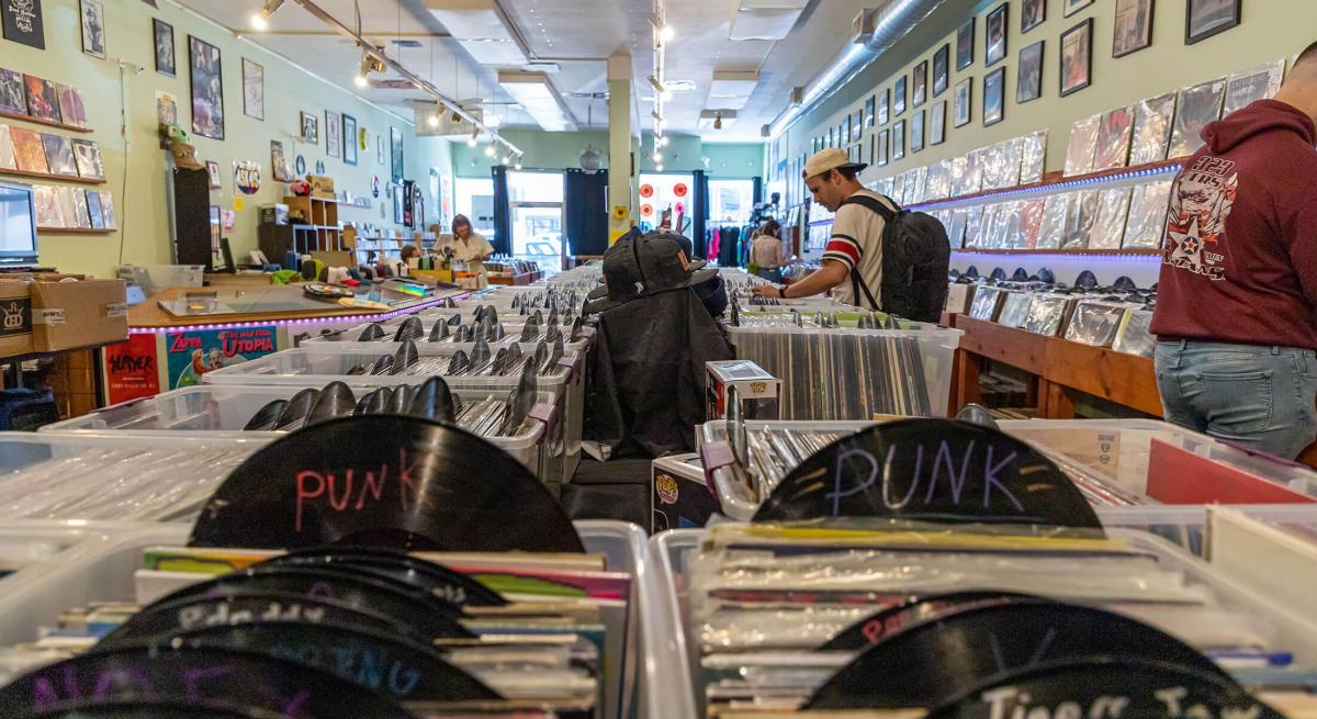 Vinyl collection and other music found at Black Hills Vinyl in Rapid City, South Dakota