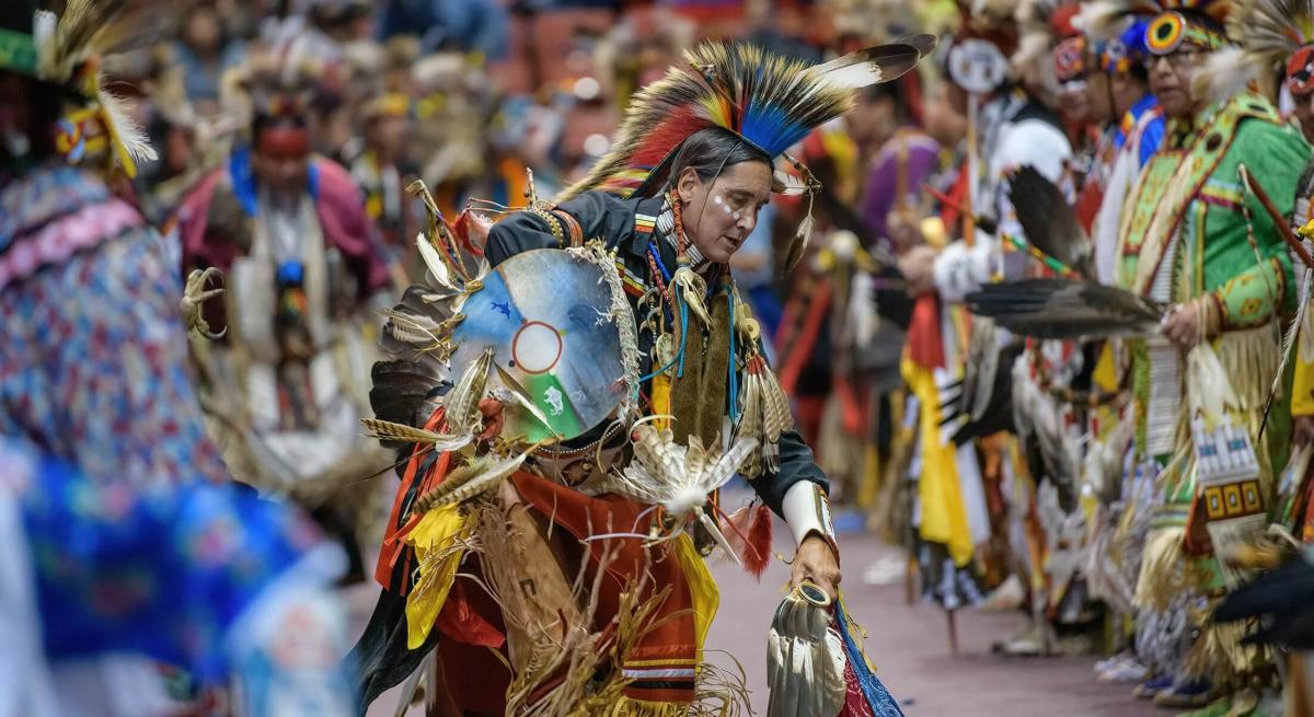 Dancer at the Black Hills Powwow in Rapid City