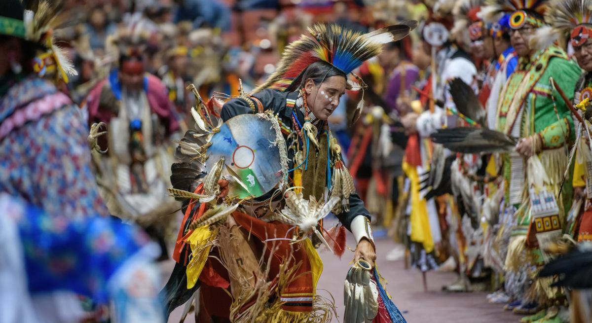 Dancer at the Black Hills Powwow in Rapid City