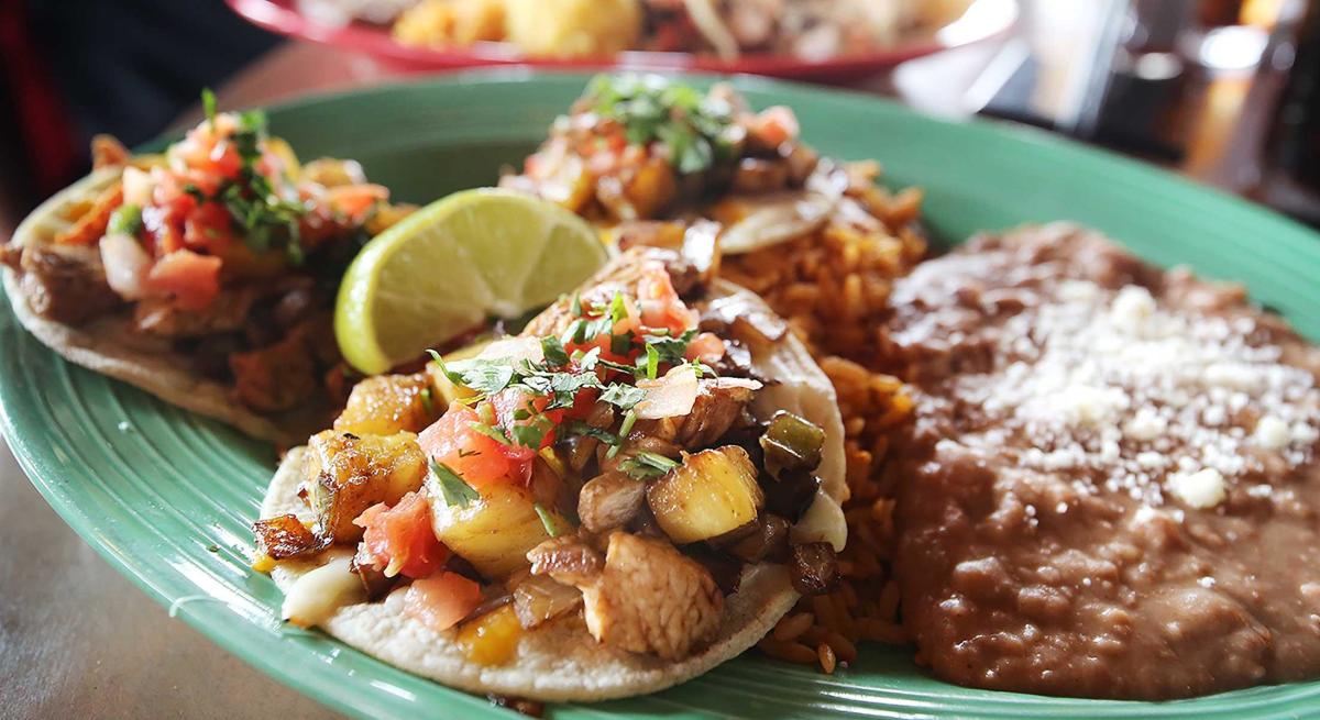 Chicken and pineapple tacos from Que Pasa in Downtown Rapid City