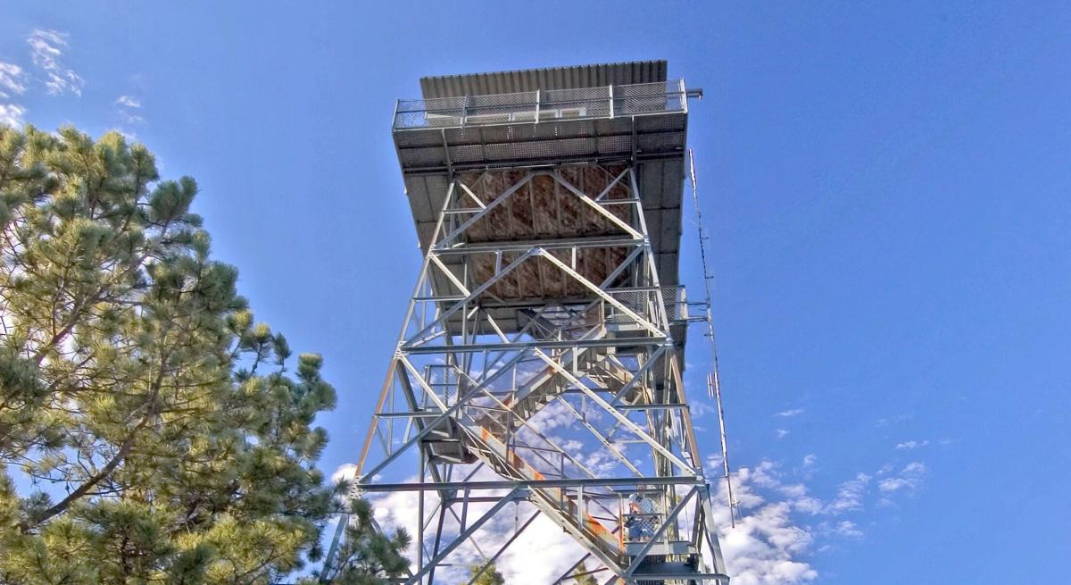 Rankin Ridge Fire Tower in Wind Cave National Park