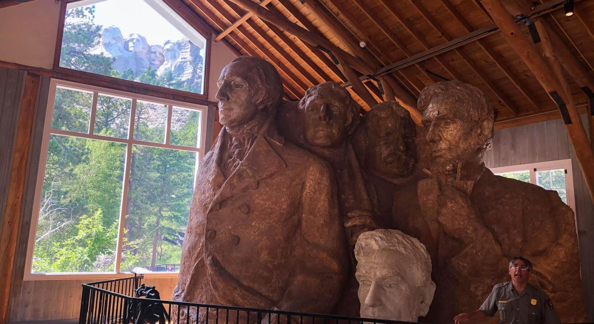 sculptors studio at mount rushmore national memorial in the black hills of south dakota