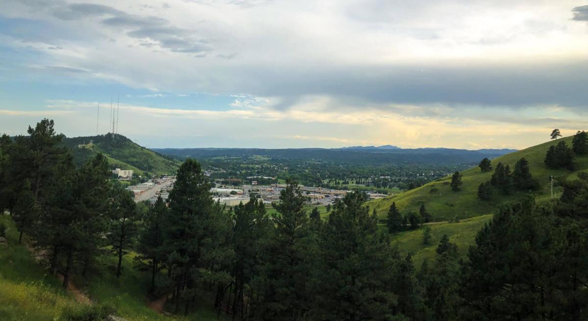 Scenic view of Rapid City from M Hill Trails