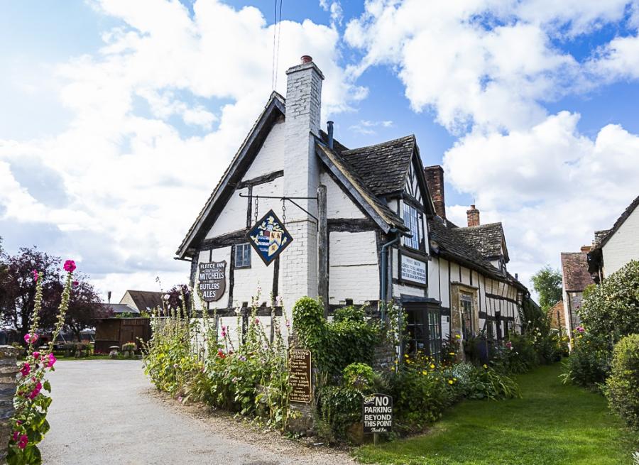 External shot of The Fleece Inn at Bretforton