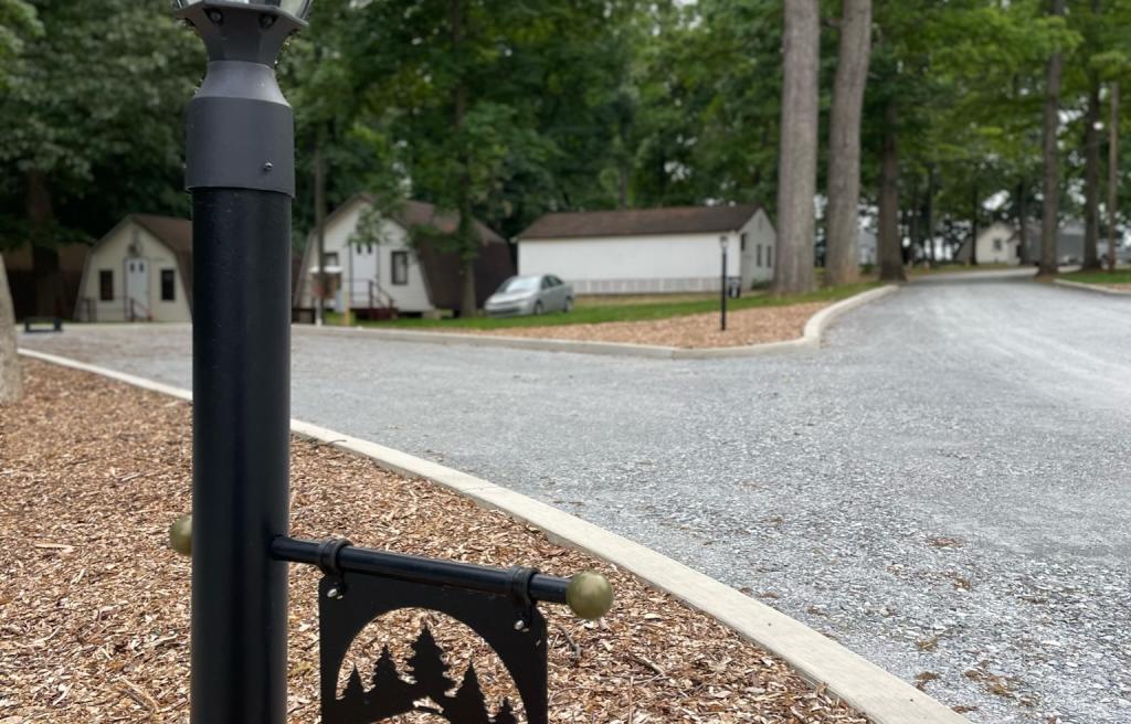 RV Sites with curbing