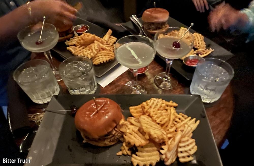 Bitter Truth inside food at table