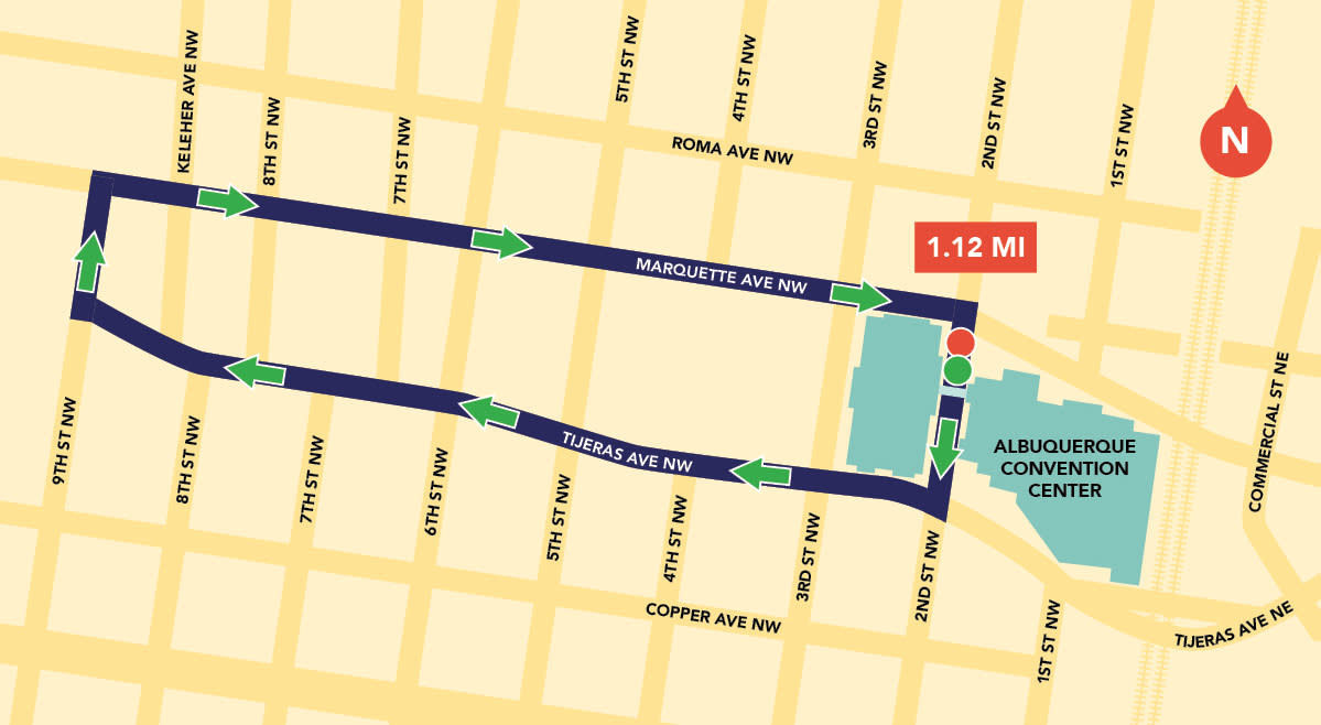 Downtown Running Route