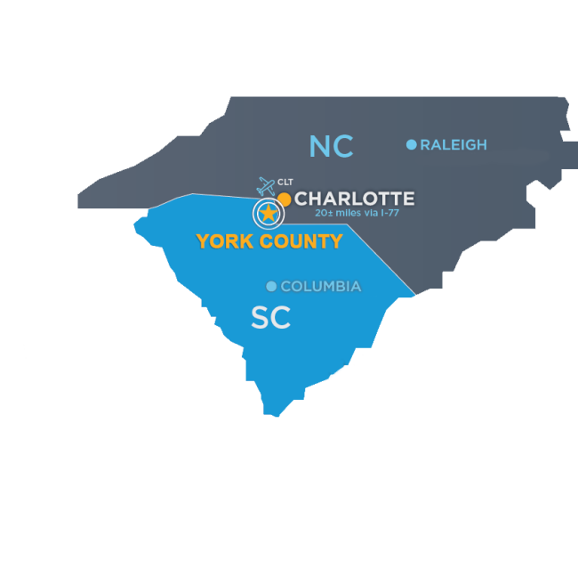 York County Location Map