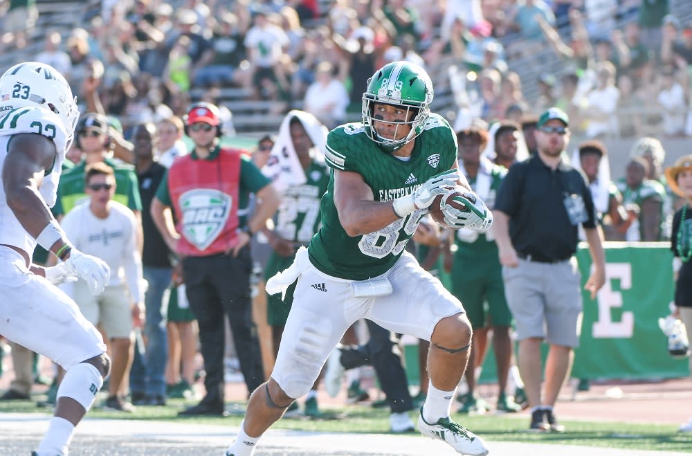 EMU football player