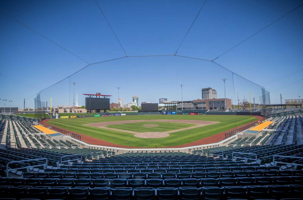 View from the Stands at Riverfront Stadium