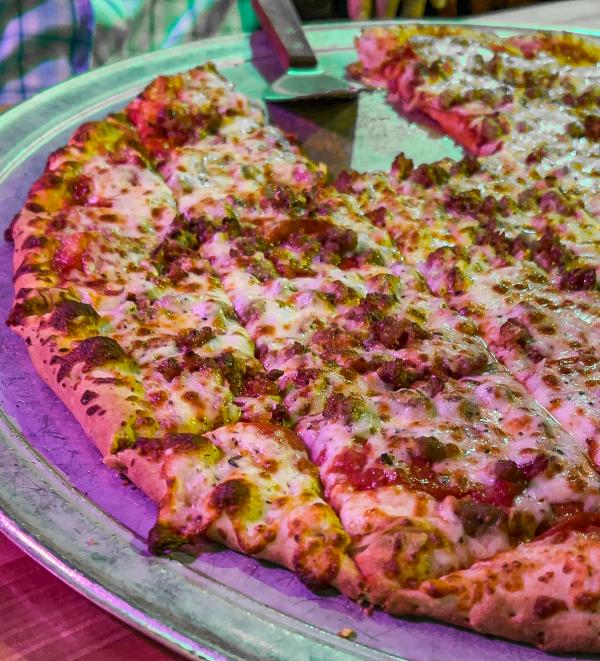 New Albanian Brewing Company Pizza