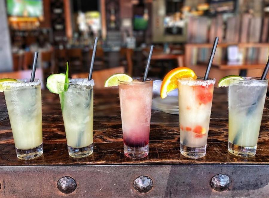 Z'Tejas Southwest Grill - Margarita line-up