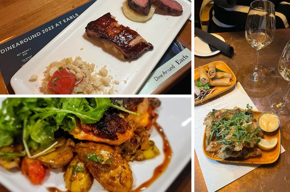 Dine Around Collage