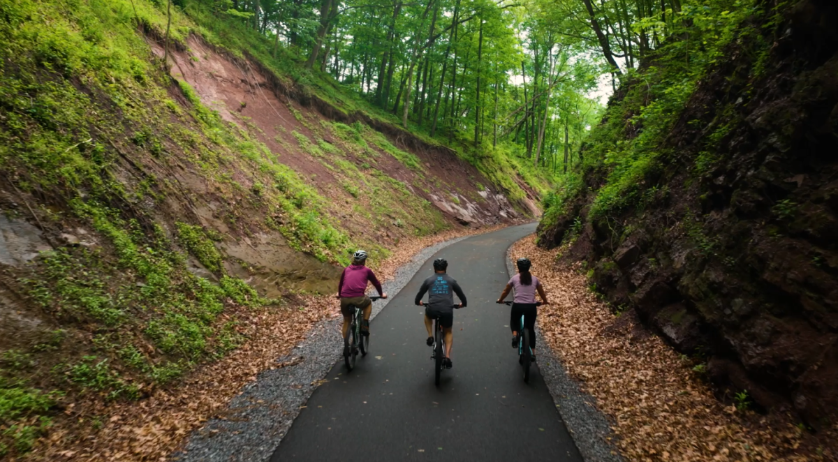 biking