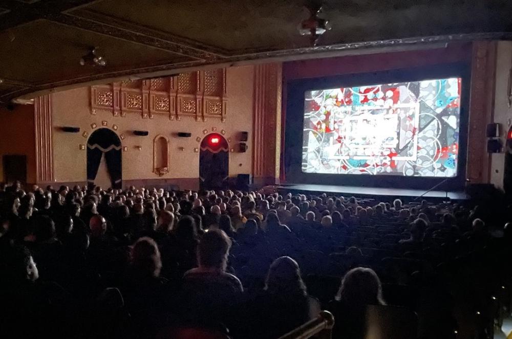 inside Michigan Theater for Ann Arbor Film Fest
