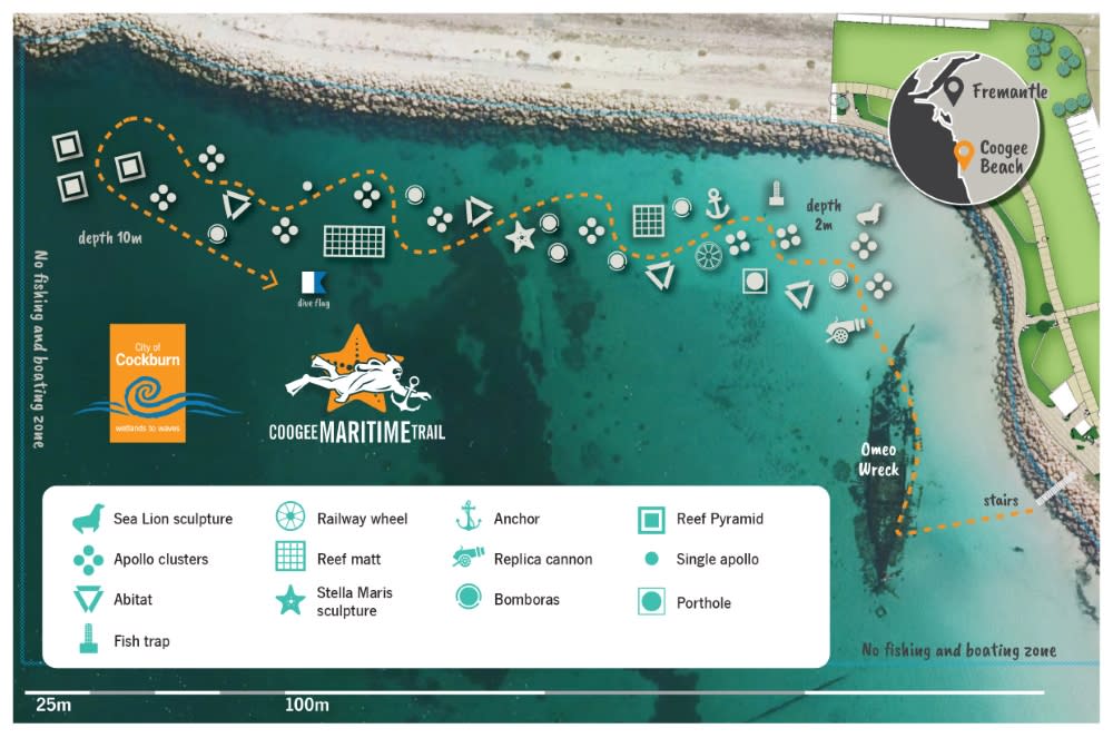 Coogee Maritime Trail Map