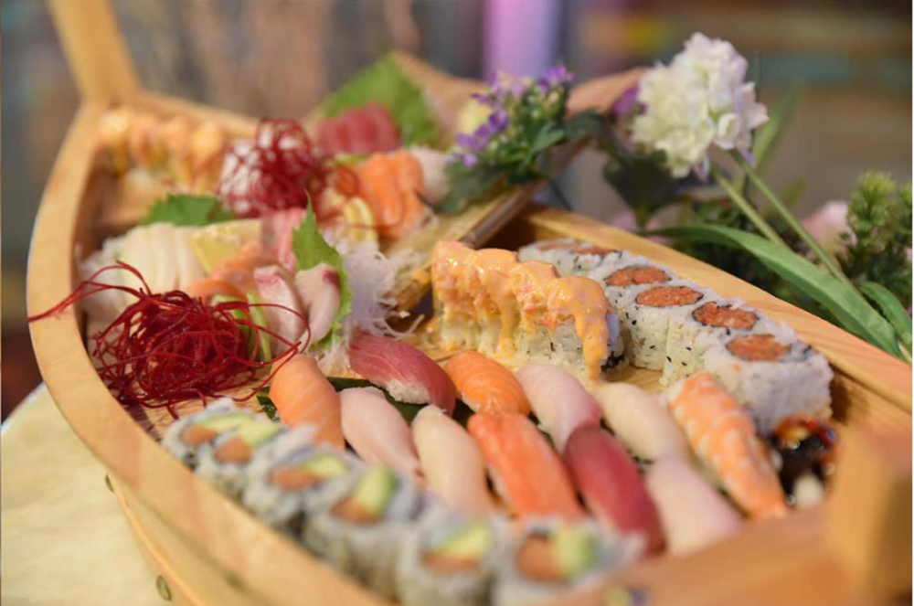Rolls from Taku Japanese Steakhouse