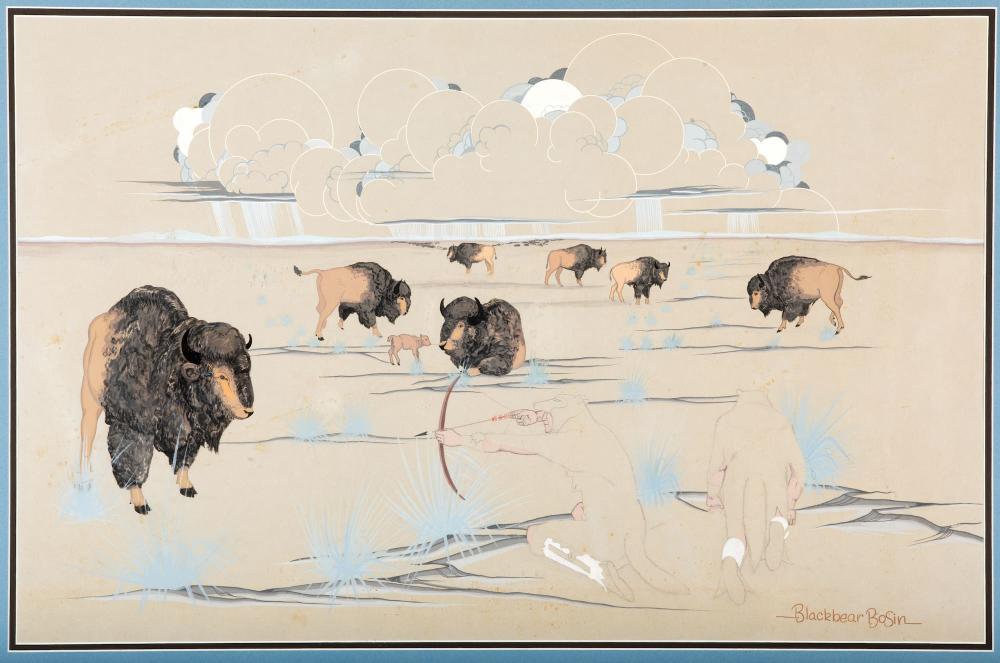 Buffalo Hunt by Blackbear Bosin